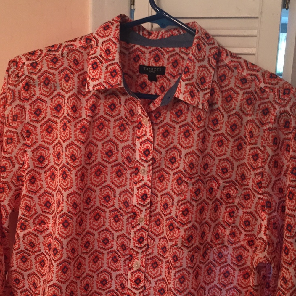 Talbots Summer Blouse